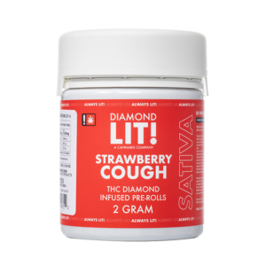 B - Diamond LIT! THC Diamond Infused Prerolls 100G