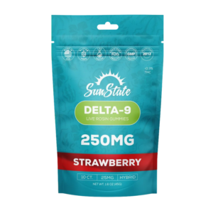 B - Delta 9 Live Rosin Gummy Grab N’ Go Bag 10ct 250mg